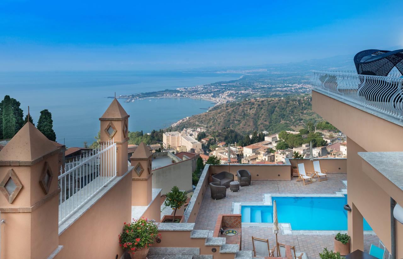 Villa Le Terrazze Charming Rooms Taormina Exterior foto